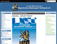 Tablet Screenshot of motorsport-bayern.de